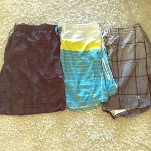 Lot of men’s swim trunks